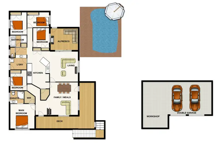 Floorplan of Homely house listing, 9 Durian Street, Mount Cotton QLD 4165