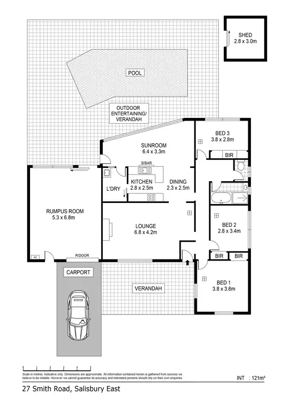 Floorplan of Homely house listing, 27 Smith Road, Salisbury East SA 5109