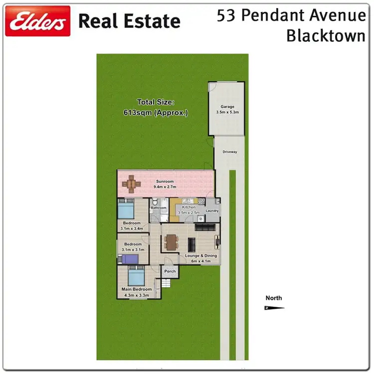 Floorplan of Homely house listing, 53 Pendant Avenue, Blacktown NSW 2148