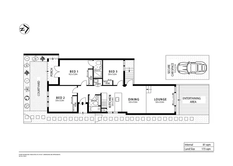 Floorplan of Homely townhouse listing, 22/17 Beeson Street, Leichhardt NSW 2040