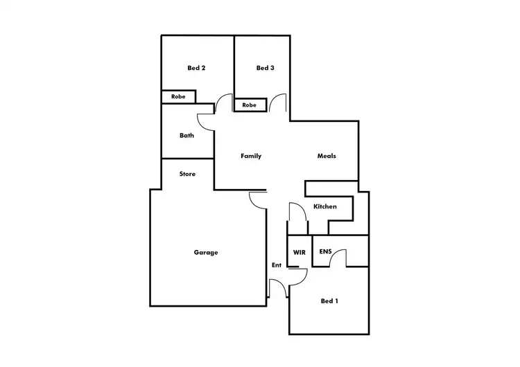 Floorplan of Homely house listing, 8/23 Frost Bend, Piara Waters WA 6112