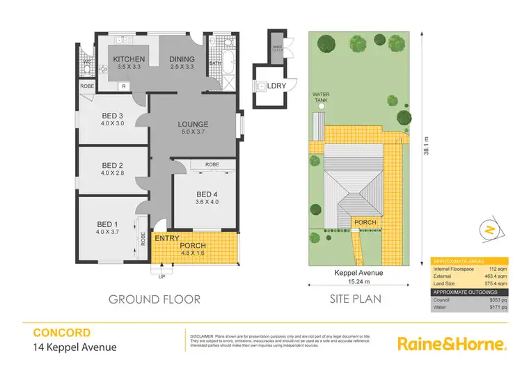 Floorplan of Homely house listing, 14 Keppel Avenue, Concord NSW 2137