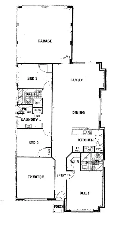 Floorplan of Homely house listing, 1 Malting Court, Canning Vale WA 6155