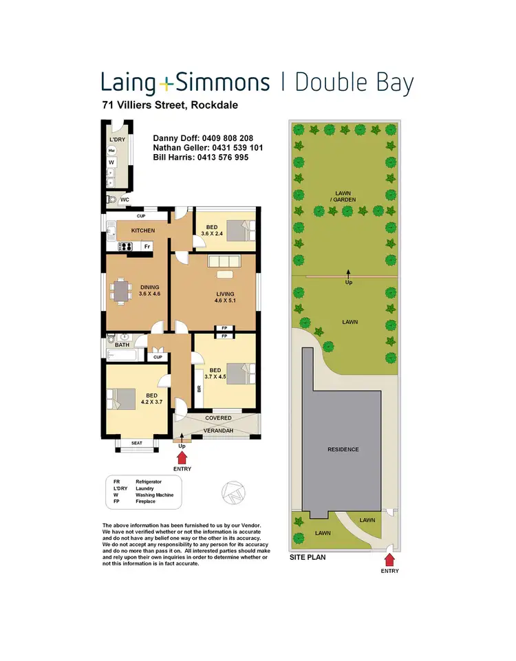 Floorplan of Homely house listing, 71 Villiers Street, Rockdale NSW 2216