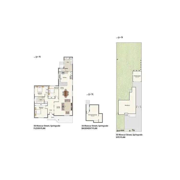 Floorplan of Homely house listing, 50 Moncur Avenue, Springvale VIC 3171