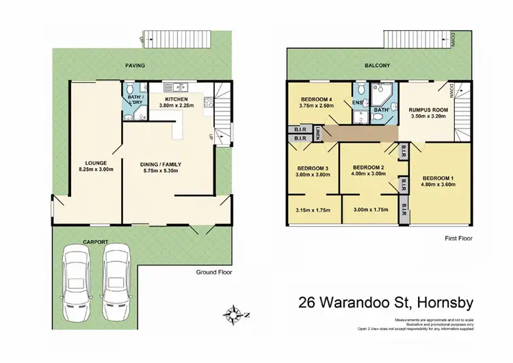 Floorplan of Homely house listing, 26 Warandoo Street, Hornsby NSW 2077