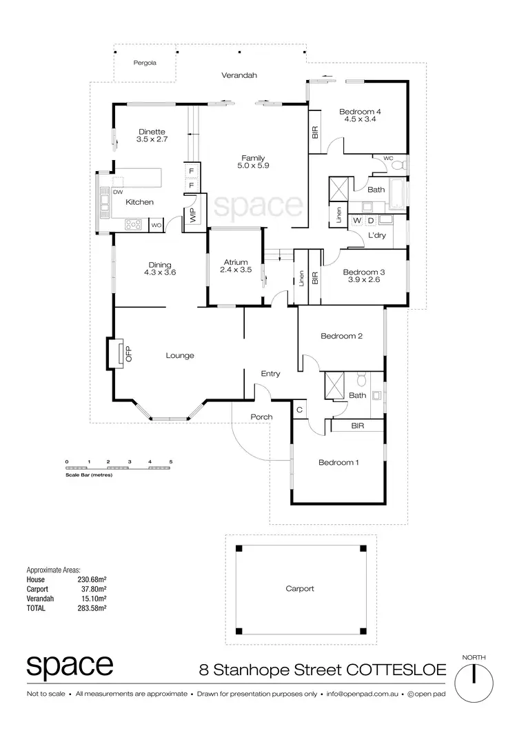 Floorplan of Homely house listing, 8 Stanhope Street, Cottesloe WA 6011