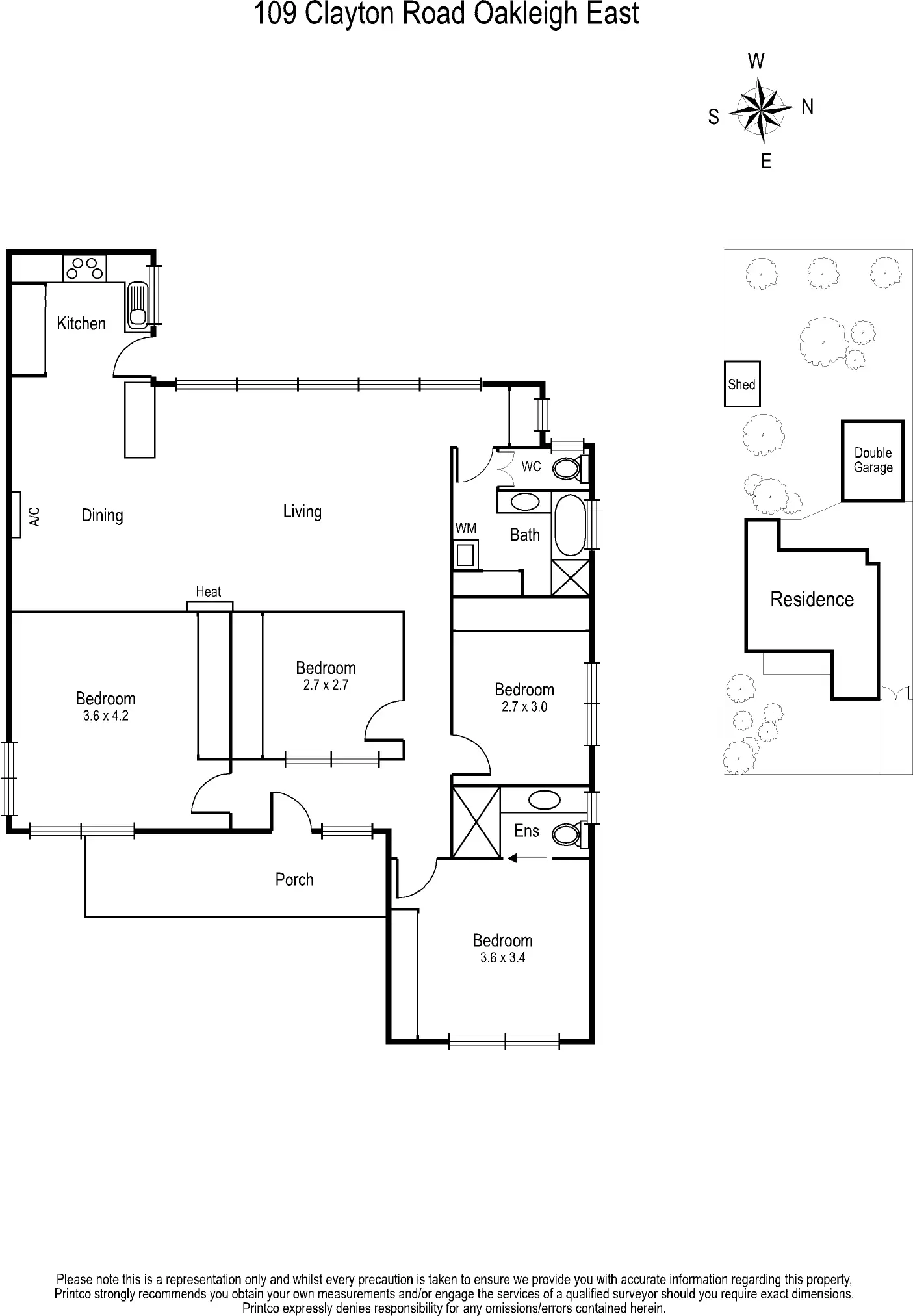 Floorplan of Homely house listing, 109 Clayton Road, Oakleigh East VIC 3166