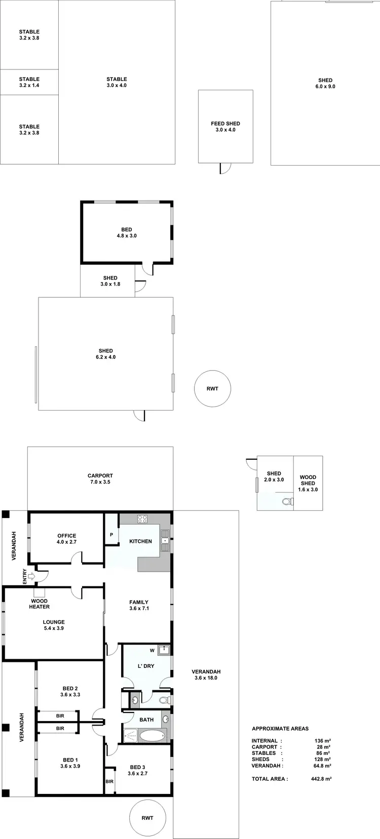 Floorplan of Homely house listing, 105 Clancy Road, Gawler Belt SA 5118