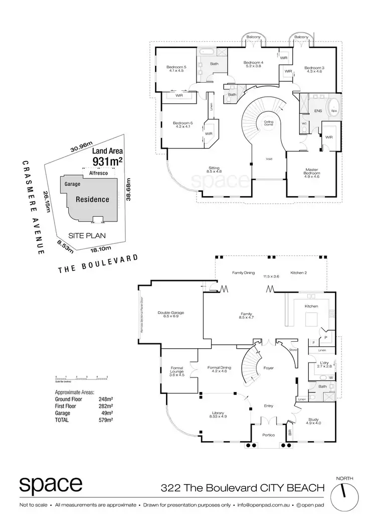 Floorplan of Homely house listing, 322 The Boulevard, City Beach WA 6015