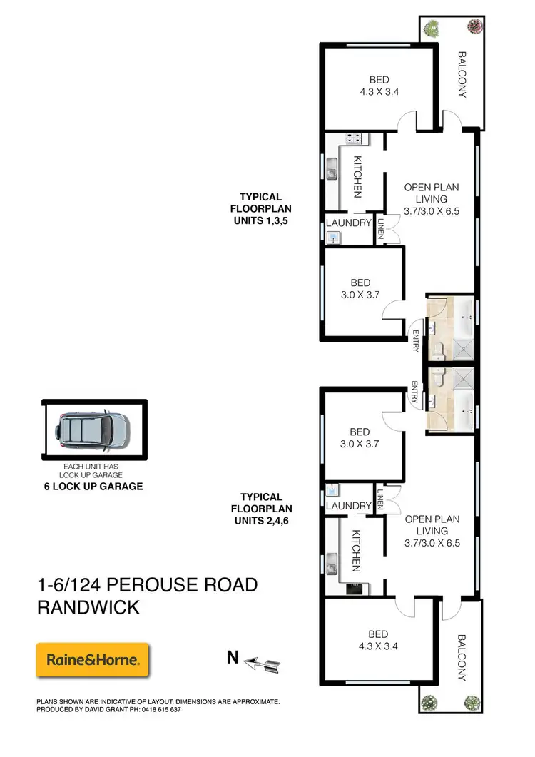 Floorplan of Homely block of units listing, 124 Perouse Road, Randwick NSW 2031