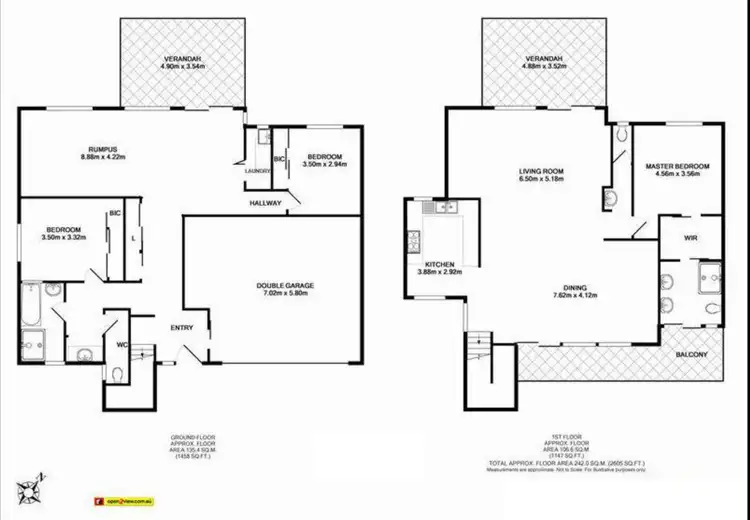 Floorplan of Homely semi-detached listing, 1/542 Beach Road, Denhams Beach NSW 2536