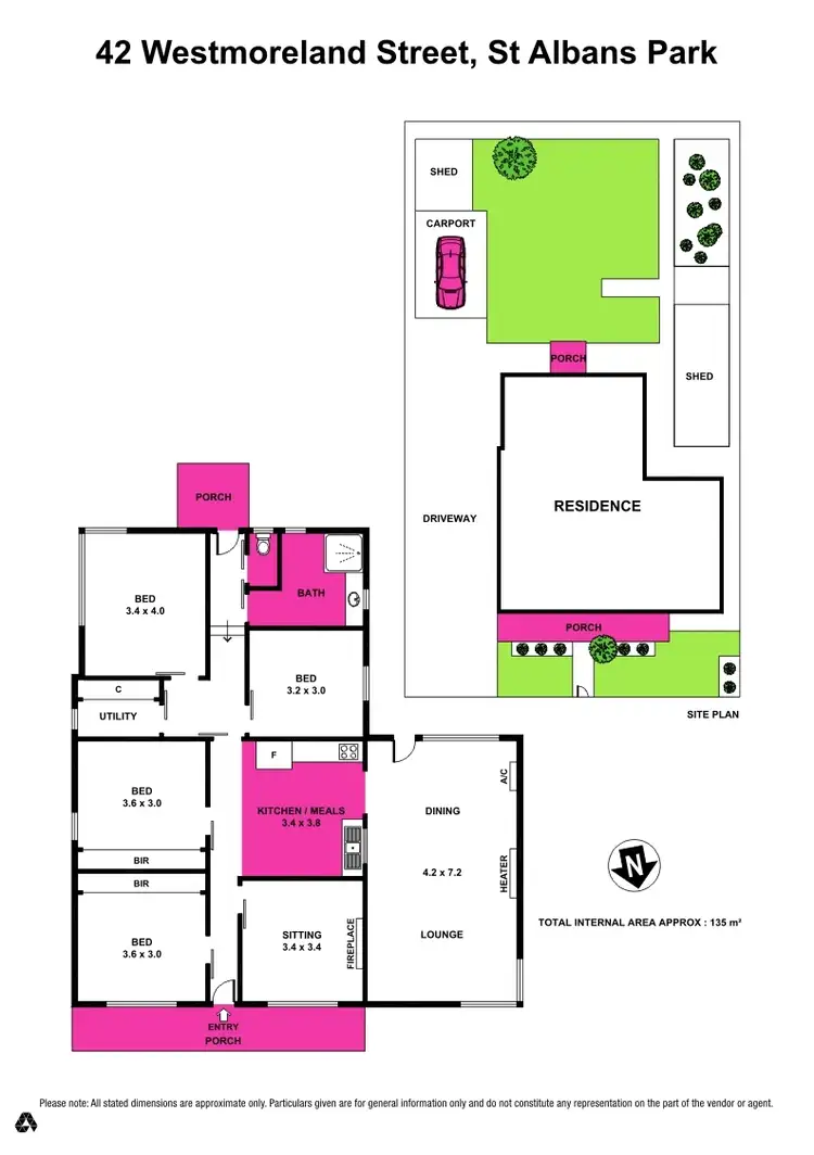 Floorplan of Homely house listing, 42 Westmoreland Street, St Albans Park VIC 3219