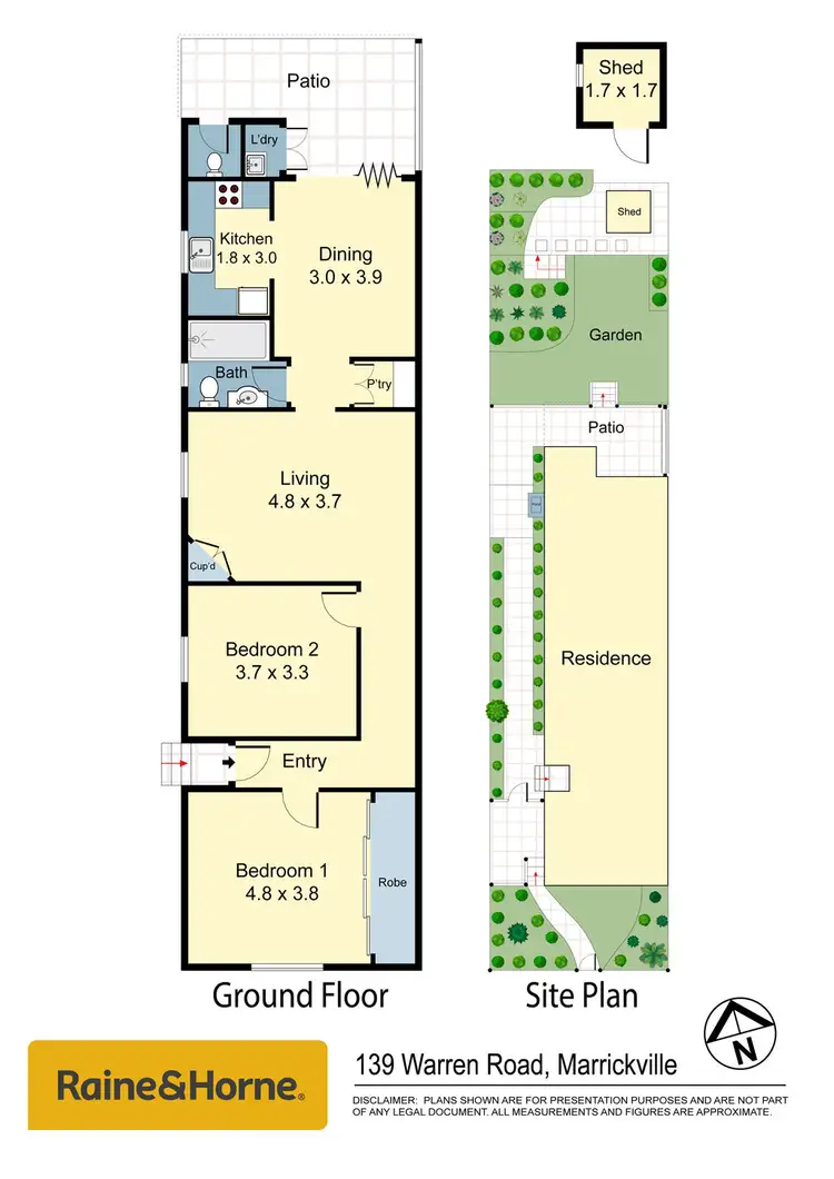Floorplan of Homely house listing, 139 Warren Road, Marrickville NSW 2204