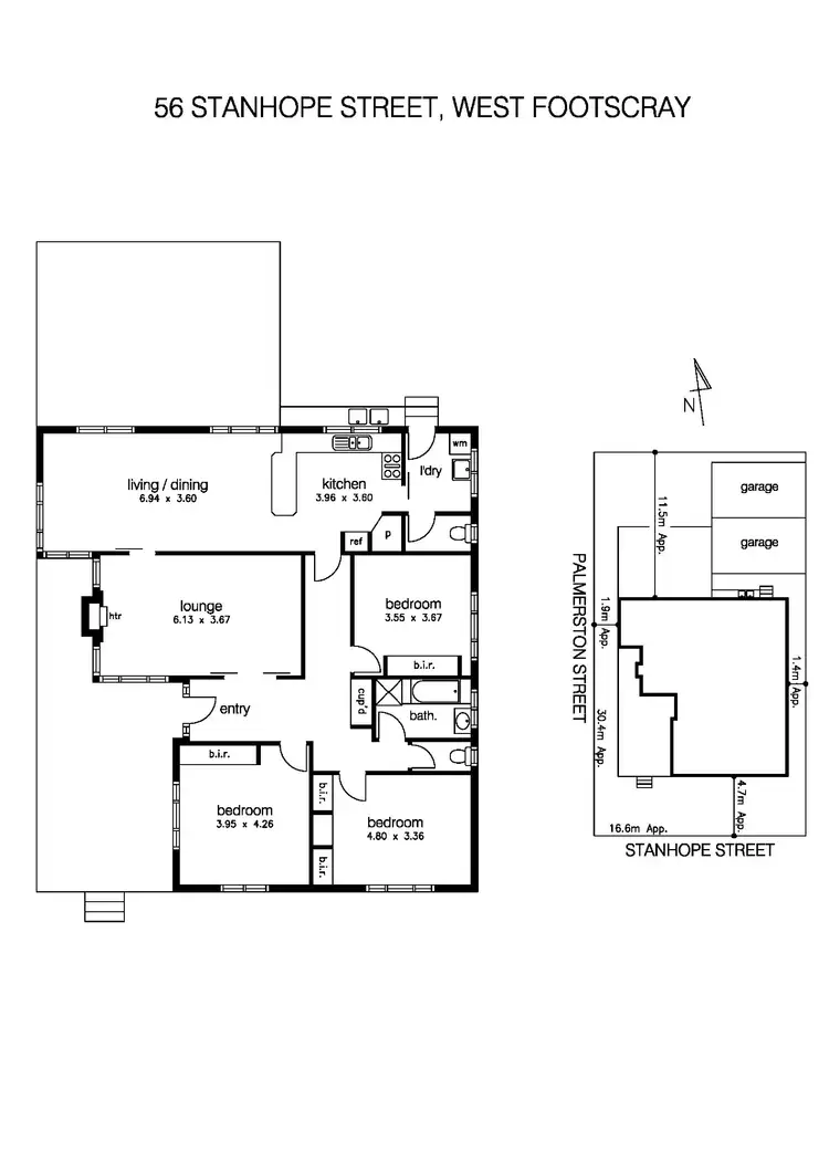Floorplan of Homely house listing, 56 Stanhope Street, West Footscray VIC 3012