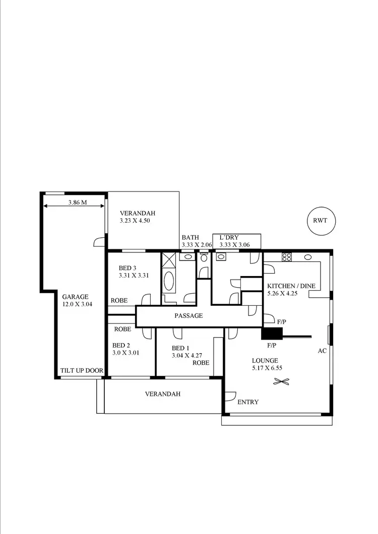 Floorplan of Homely house listing, 26 Normandy Place, Port Lincoln SA 5606