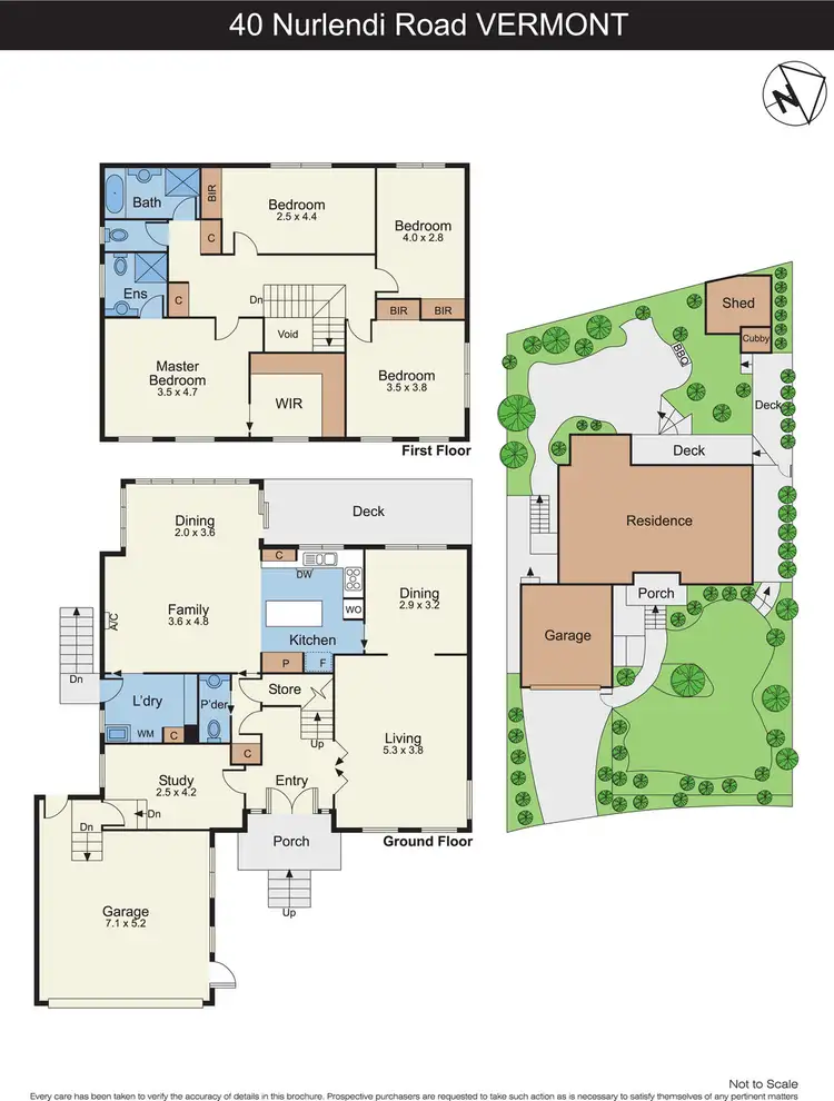 Floorplan of Homely house listing, 40 Nurlendi Road, Vermont VIC 3133