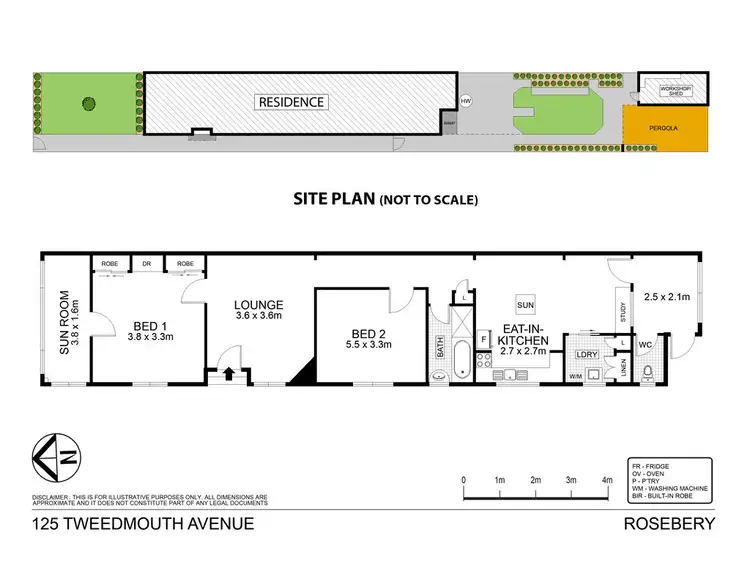 Floorplan of Homely house listing, 125 Tweedmouth Avenue, Rosebery NSW 2018
