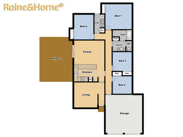 Floorplan of Homely house listing, 42 Dunheved Circle, Dubbo NSW 2830
