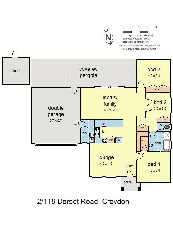 Floorplan of Homely unit listing, 2/118 Dorset Road (2 St Andrews Mews), Croydon VIC 3136