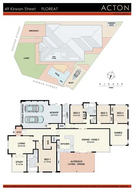 Floorplan of Homely house listing, 49 Kirwan St, Floreat WA 6014