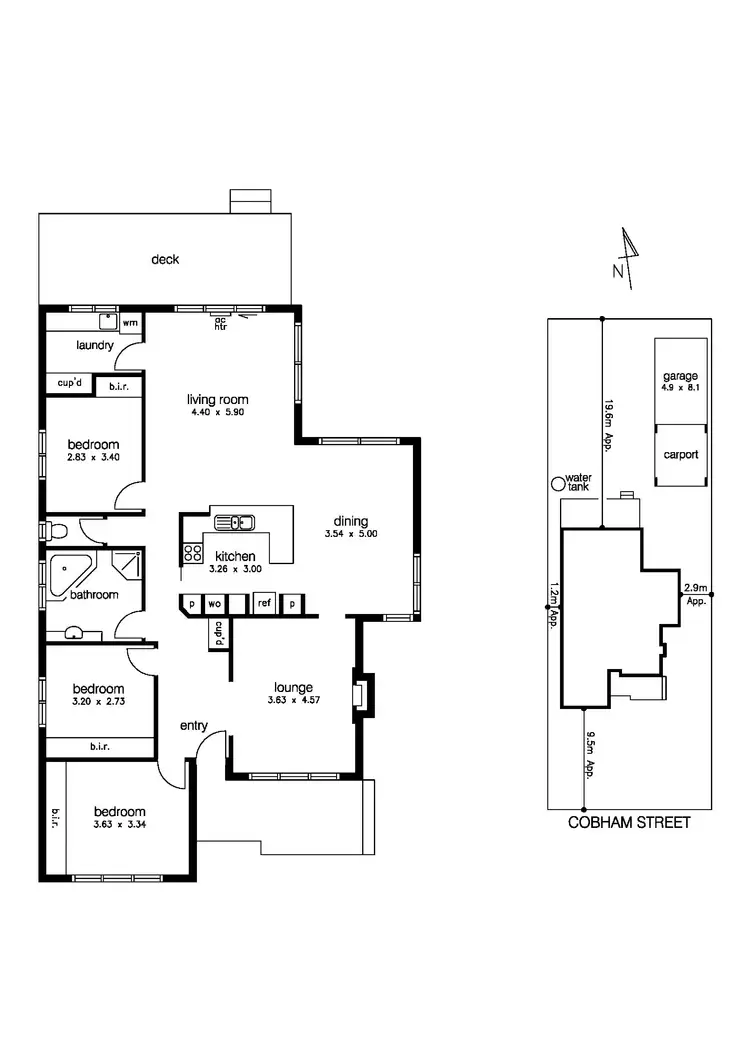 Floorplan of Homely house listing, 8 Cobham St, Altona VIC 3018