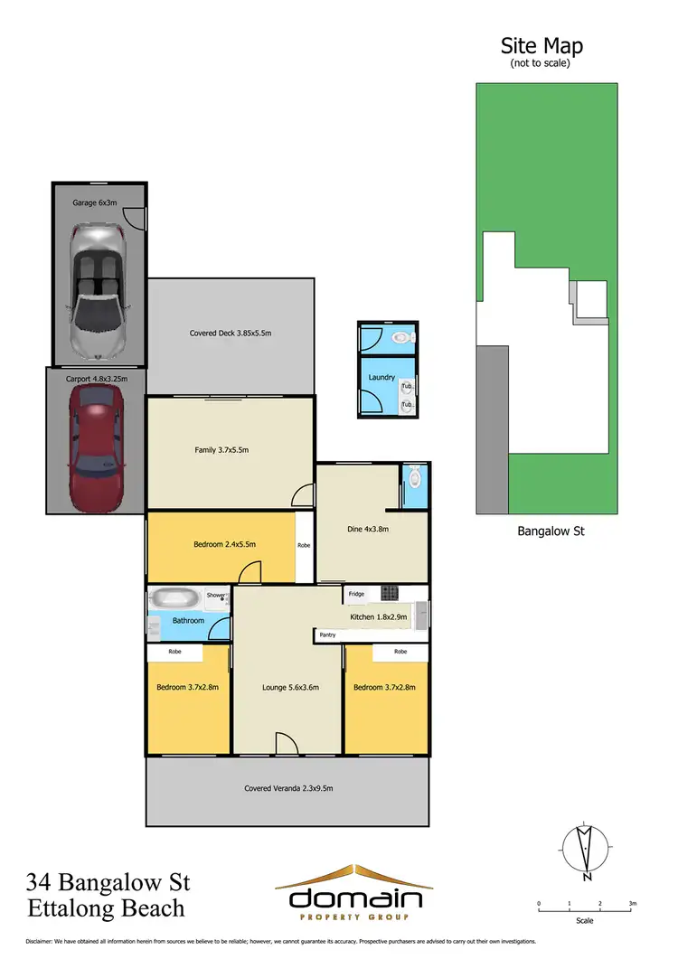 Floorplan of Homely house listing, 34 Bangalow Street, Ettalong Beach NSW 2257
