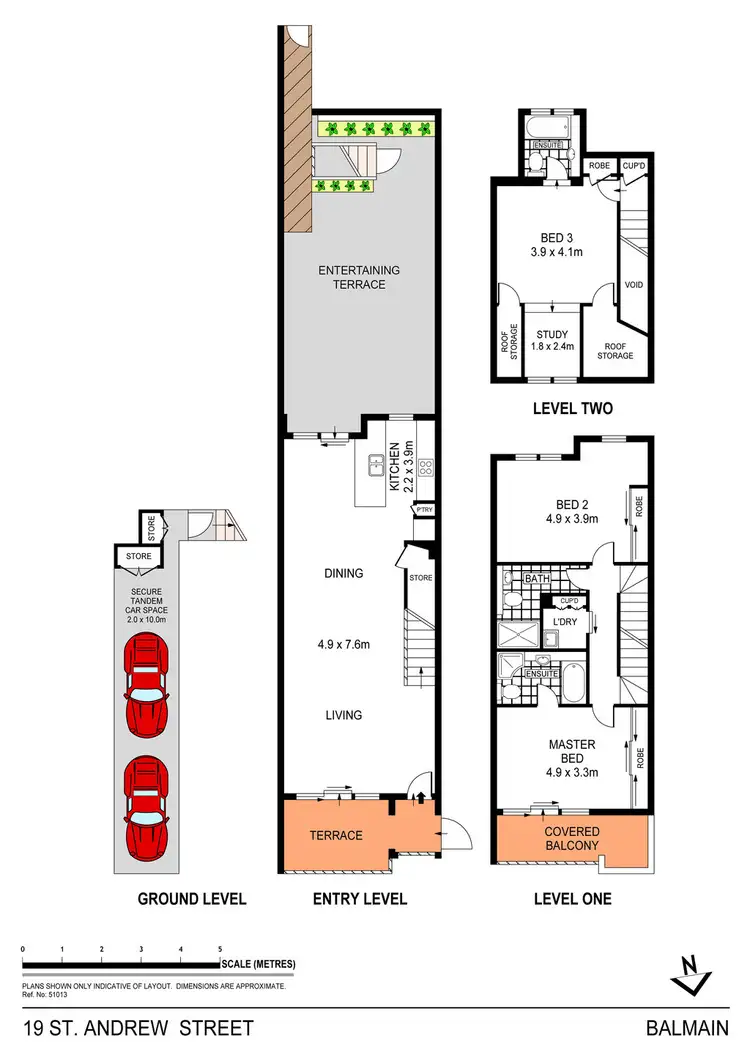 Floorplan of Homely house listing, 19 St Andrew Street, Balmain NSW 2041