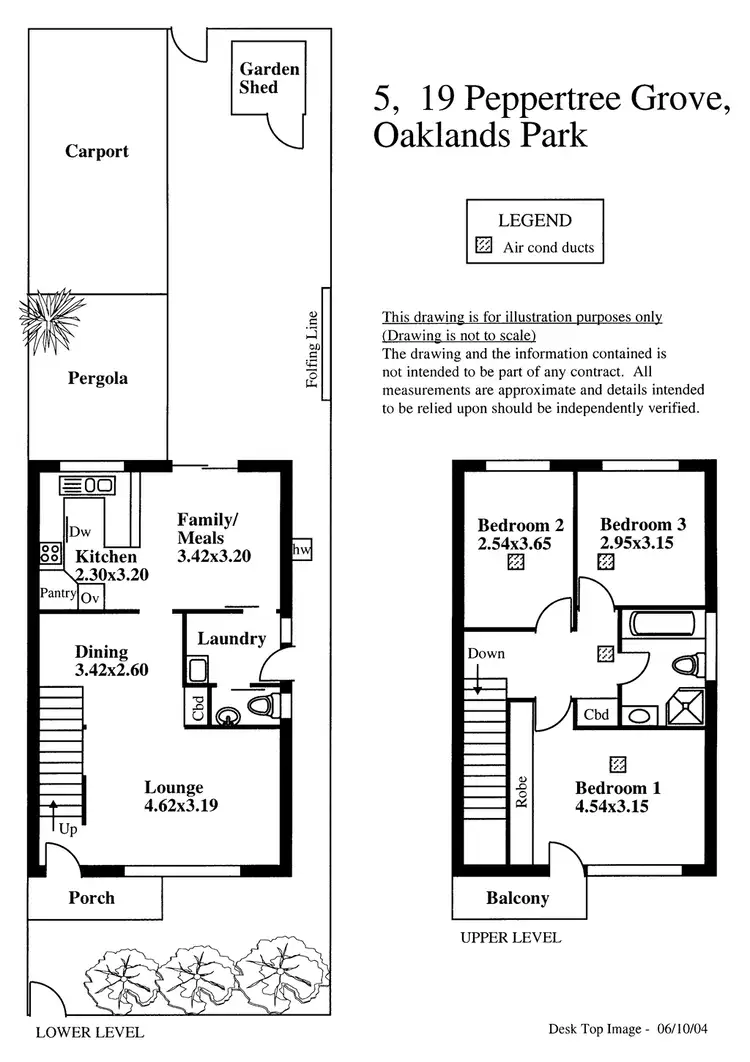 Floorplan of Homely townhouse listing, 5/19 Peppertree Grove, Oaklands Park SA 5046