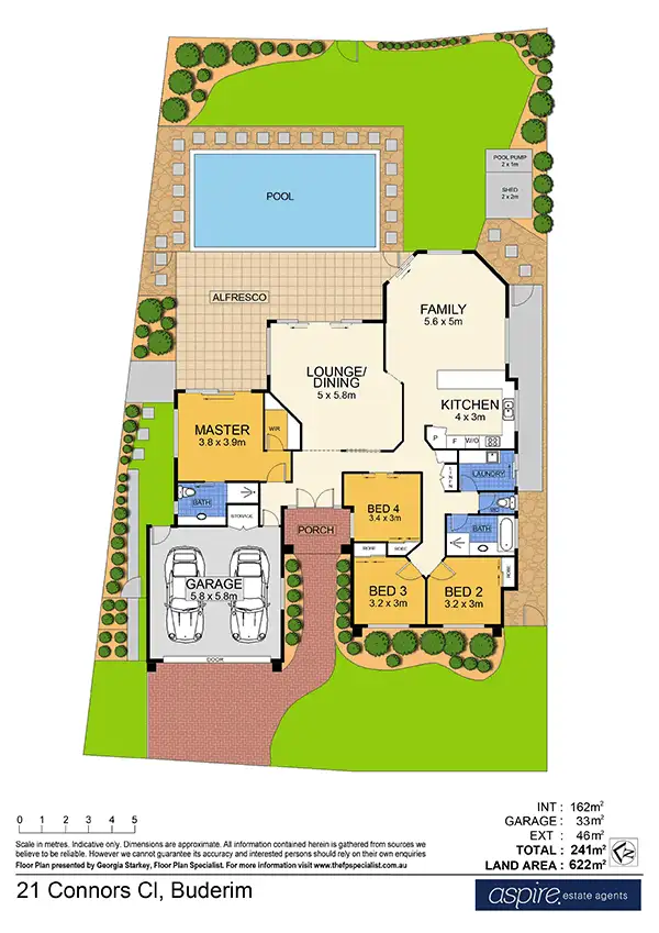 Floorplan of Homely house listing, 21 Connors Close, Buderim QLD 4556
