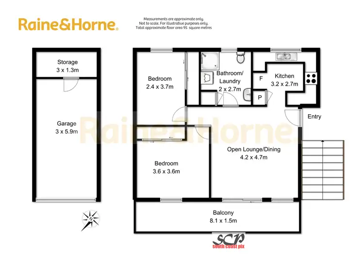 Floorplan of Homely unit listing, 3/9 South Street, Batemans Bay NSW 2536