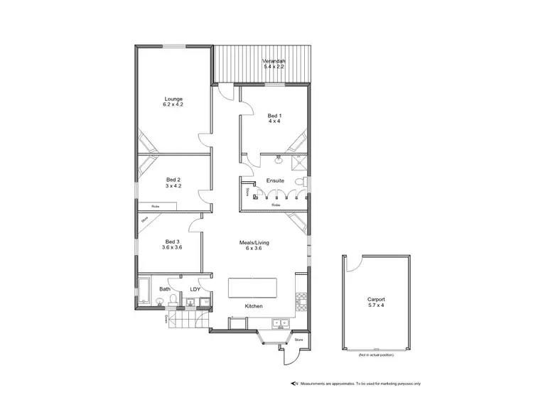 Floorplan of Homely house listing, 66 Kimberley Street, West Leederville WA 6007