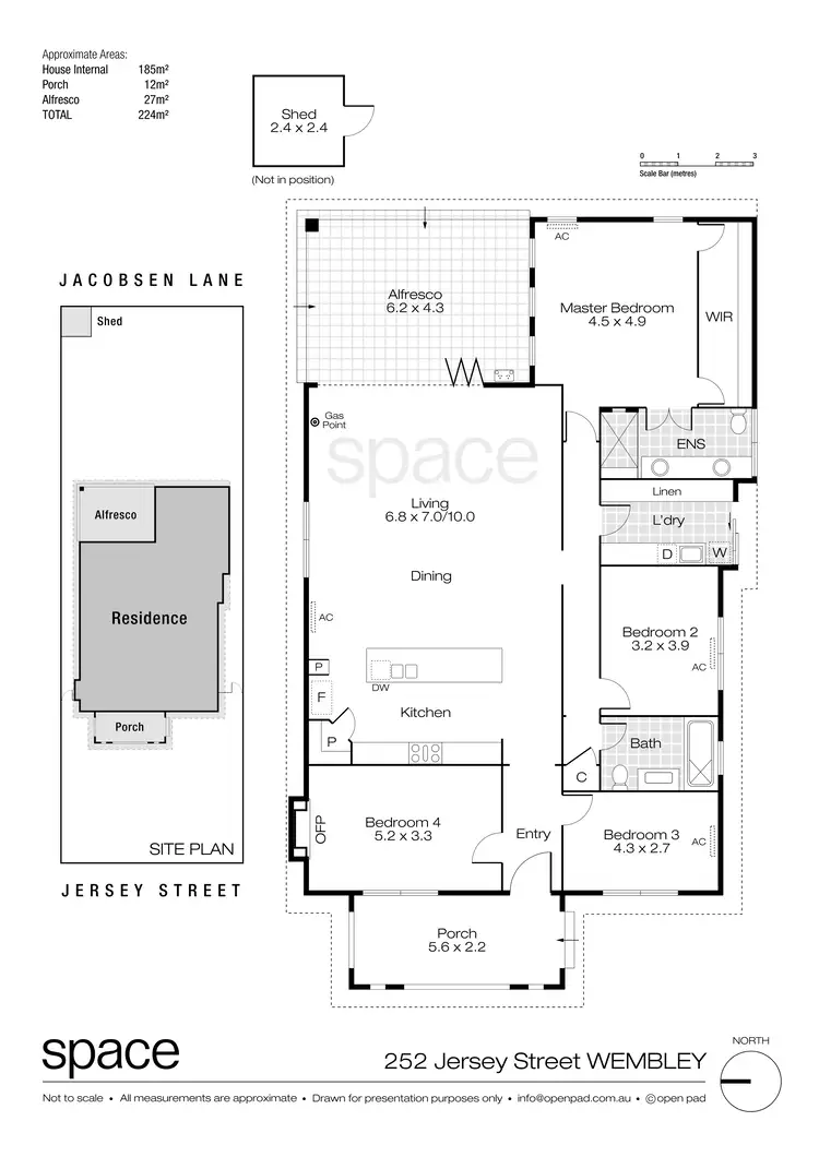 Floorplan of Homely house listing, 252 Jersey Street, Wembley WA 6014