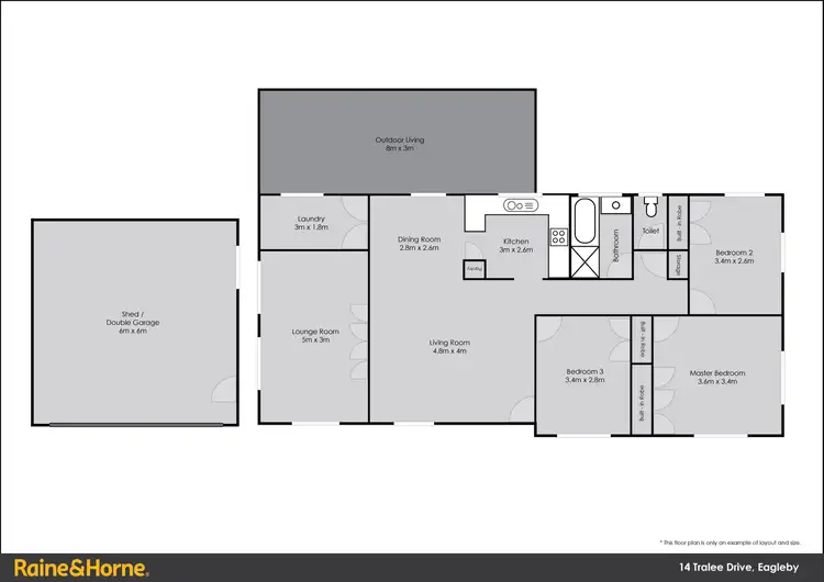 Floorplan of Homely house listing, 14 Tralee Road, Eagleby QLD 4207