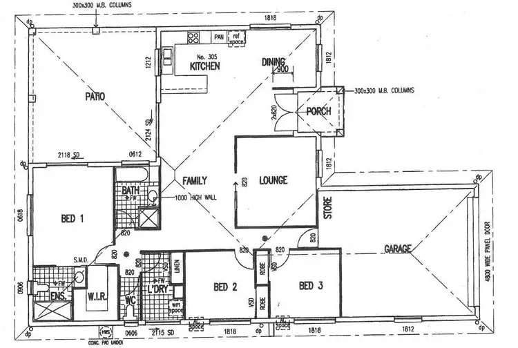 Floorplan of Homely house listing, 44 Timbury Way, Mount Louisa QLD 4814