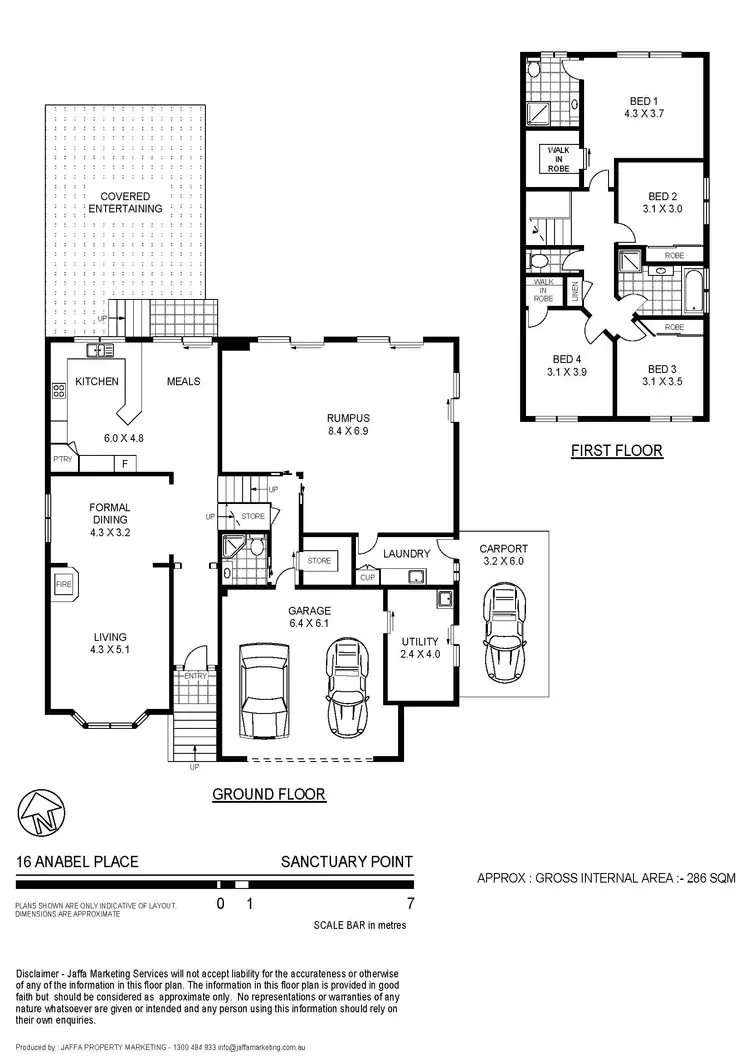 Floorplan of Homely house listing, 16 Anabel Place, Sanctuary Point NSW 2540