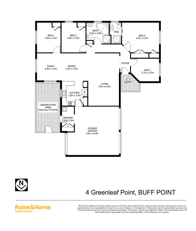 Floorplan of Homely house listing, 4 Greenleaf Place, Buff Point NSW 2262