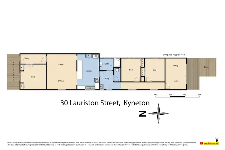 Floorplan of Homely house listing, 30 Lauriston Street, Kyneton VIC 3444