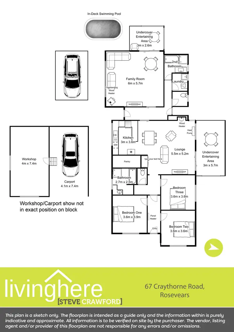 Floorplan of Homely house listing, 67 Craythorne Road, Rosevears TAS 7277
