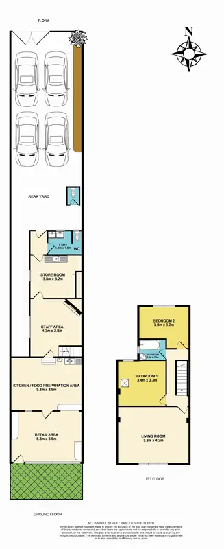 Floorplan of Homely house listing, 396 Bell Street, Pascoe Vale South VIC 3044