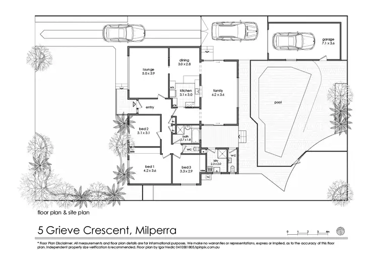 Floorplan of Homely house listing, 5 Grieve Crescent, Milperra NSW 2214