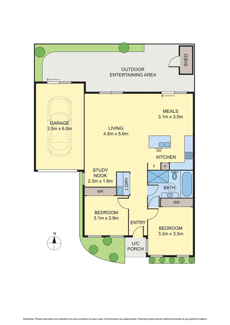Floorplan of Homely unit listing, 3/48 Blenheim Road, Newport VIC 3015
