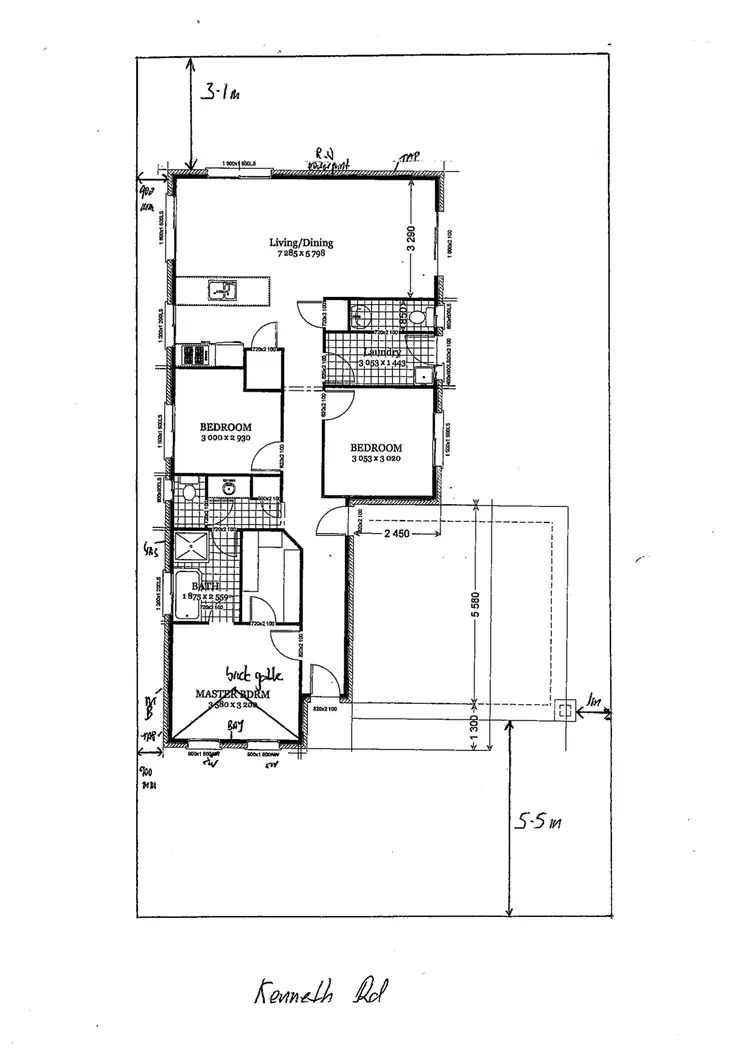 Floorplan of Homely house listing, 21 Kenneth Road, Morphett Vale SA 5162