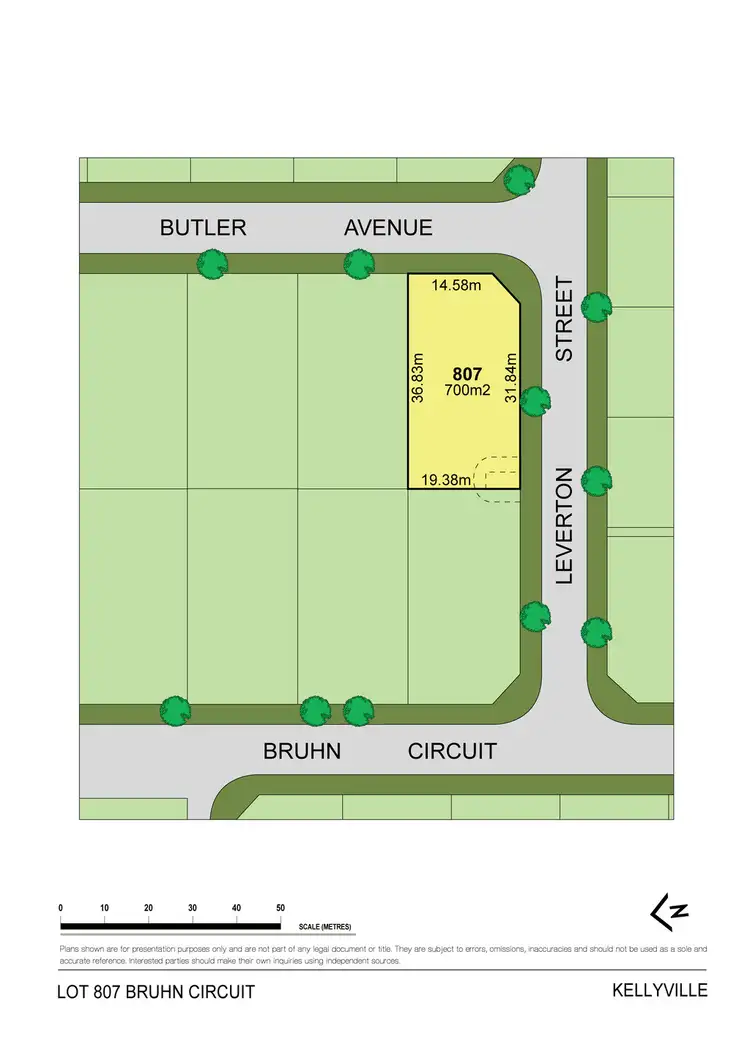 Floorplan of Homely land listing, 807 Butler Avenue, Kellyville NSW 2155