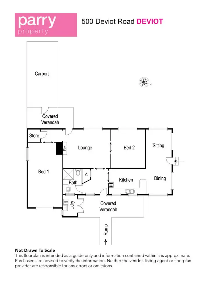 Floorplan of Homely house listing, 500 Deviot Road, Deviot TAS 7275