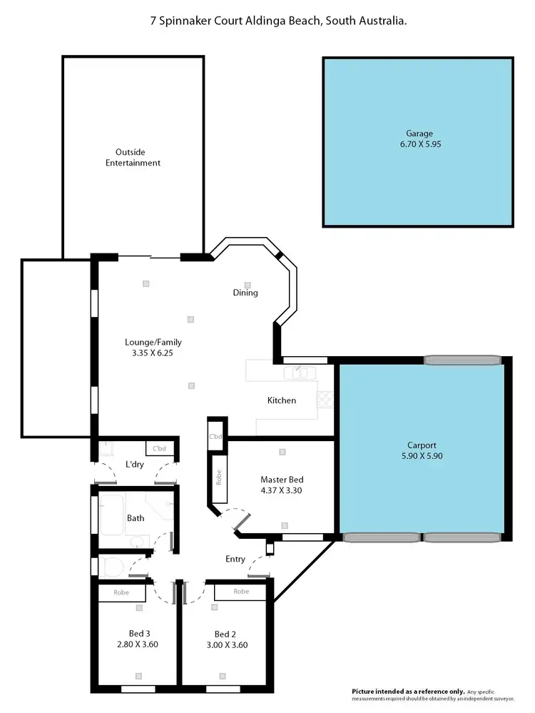 Floorplan of Homely house listing, 7 Spinnaker Court, Aldinga Beach SA 5173