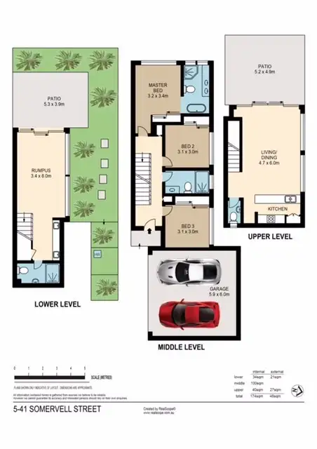 Floorplan of Homely townhouse listing, 5/41 Somervell Street, Annerley QLD 4103