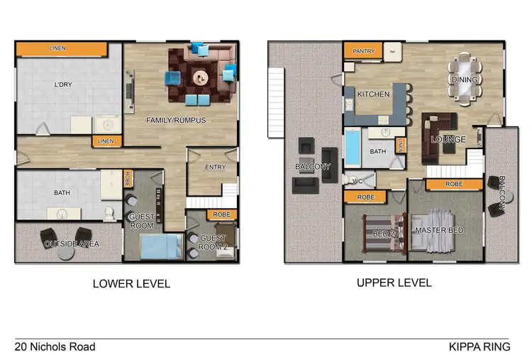 Floorplan of Homely house listing, 20 Nichols Road, Kippa-ring QLD 4021