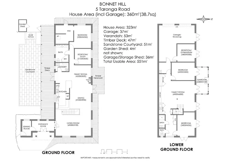 Floorplan of Homely house listing, 5 Taronga Road, Bonnet Hill TAS 7053