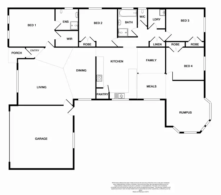 Floorplan of Homely house listing, 5 Curtis Close, Raworth NSW 2321